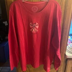 Life Is Good Snow Angel Long Sleeve Tee XXL